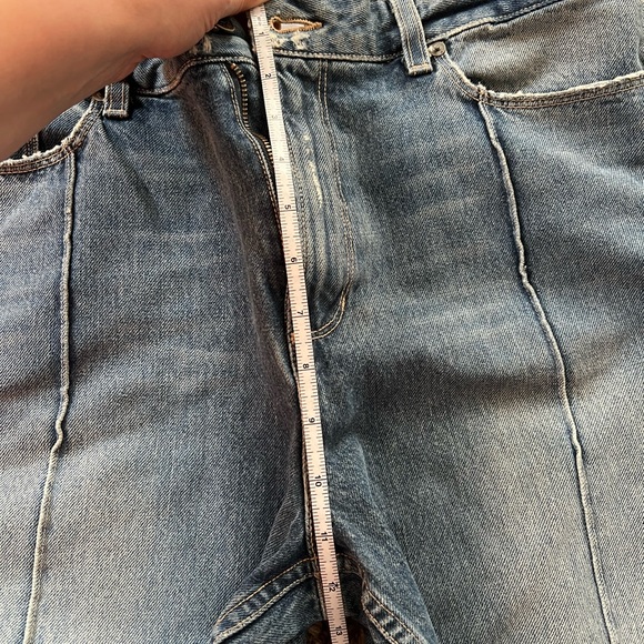 Paige demin Sarah straight leg size 31 jeans - Picture 3 of 4